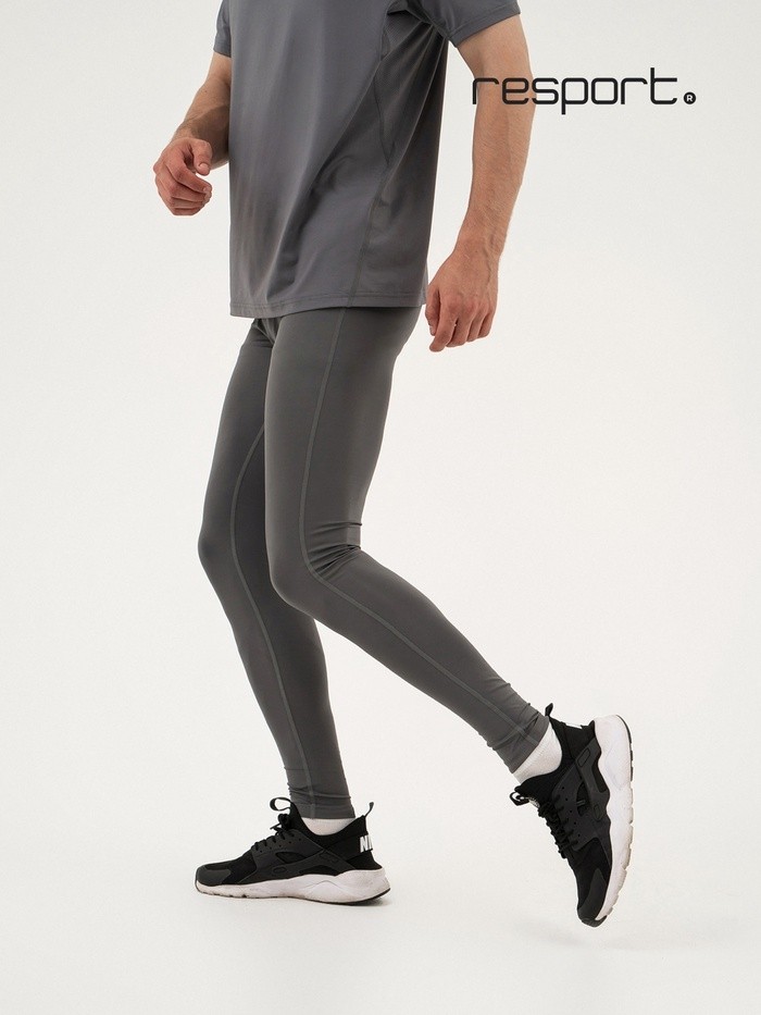 Тайтсы мужские Resport, р. 46, серые, базовые