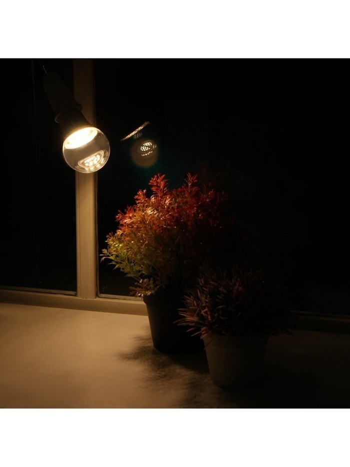 Фитолампа для растений Luazon Lighting, светодиодная, А60, E27, 15 Вт, IP44, 220 В, 270°, полноспектральная
