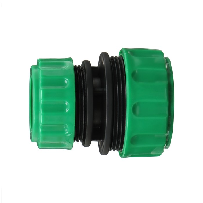 Муфта переходная, для шлангов 3/4" (21 мм) – 1" (25 мм), цанговое соединение, ABS-пластик, Greengo (Цена за 2 шт.)