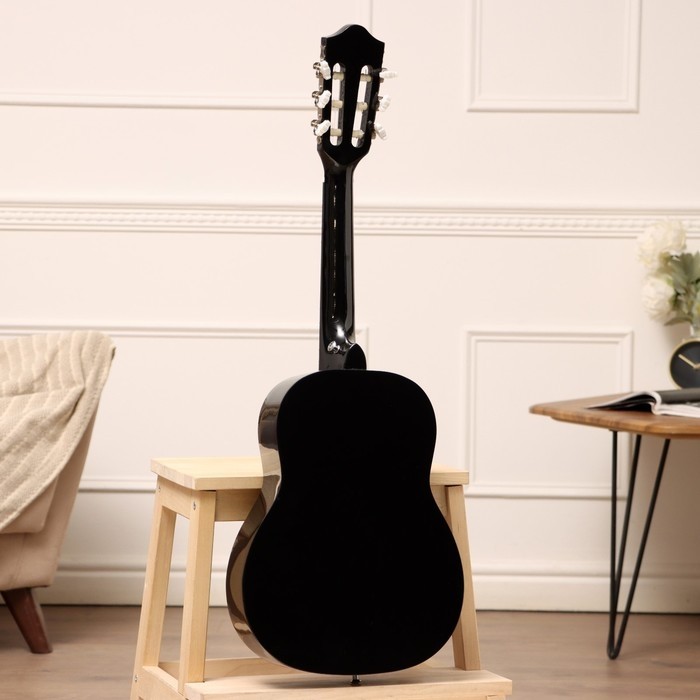 Классическая гитара Music Life QD-H30Y, черный, 78×28×8 см