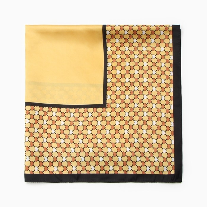 Платок женский MINAKU 70*70 см, горчичный
