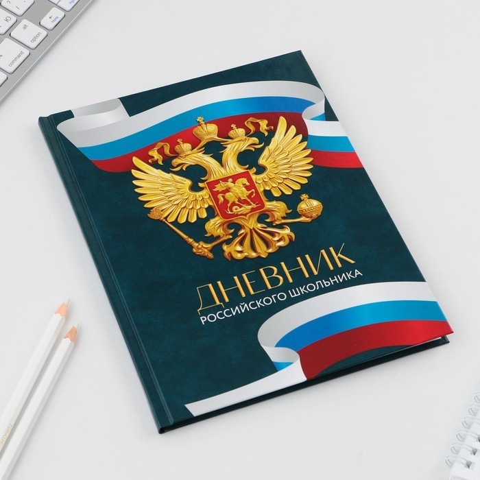 Дневник школьный 1-4 класс «Россия», твердая обложка 7БЦ, глянцевая ламинация, 48 листов