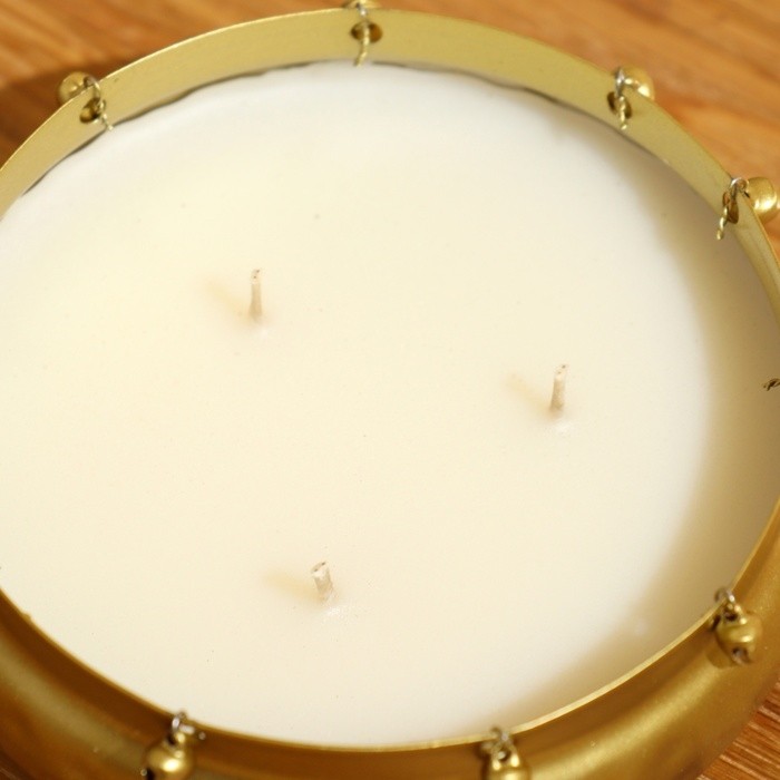 Свеча ароматическая Ghungroo ourli, 120 г, соевый воск, sage & cedar