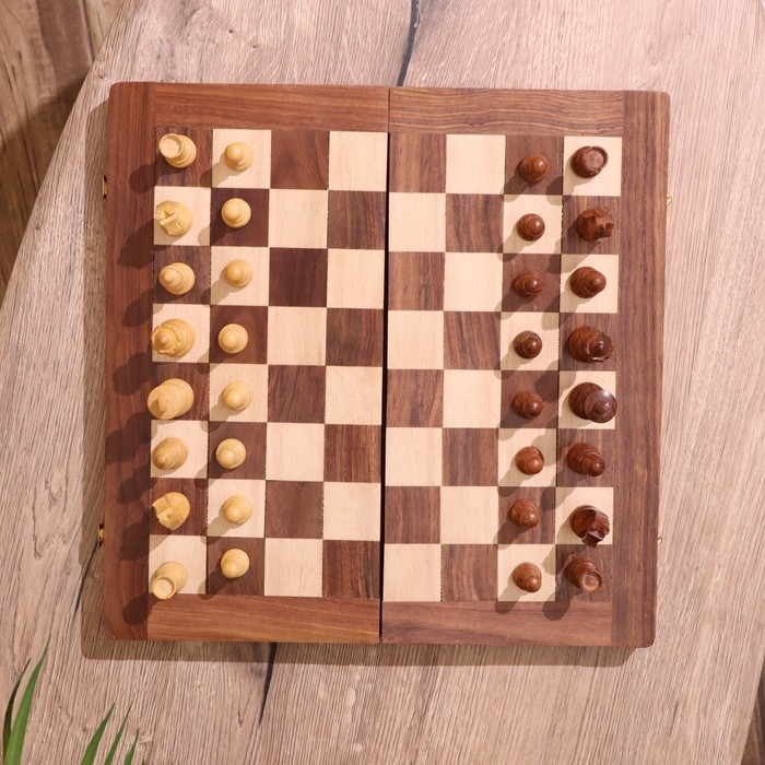 Шахматы турнирные, доска 36×36, дерево шишам