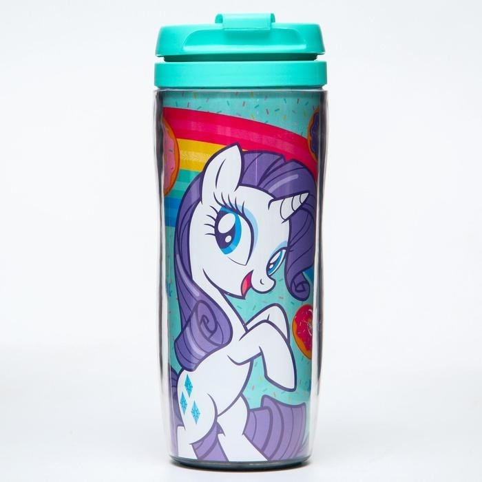 Термостакан детский со вставкой, 350 мл «Пони», My little pony