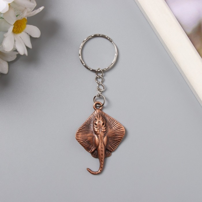 Брелок металл "Скат" МИКС 4,5х3 см (Цена за 12 шт.)