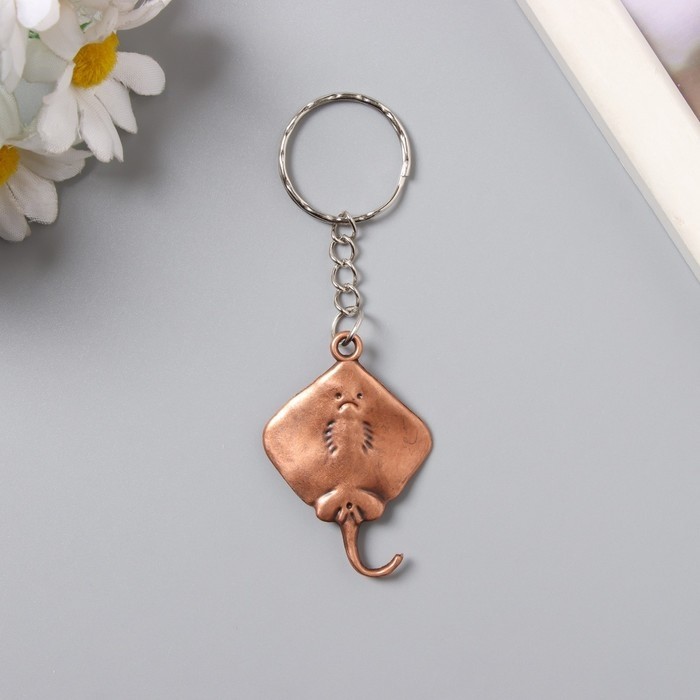 Брелок металл "Скат" МИКС 4,5х3 см (Цена за 12 шт.)