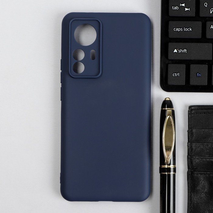Чехол iBox Case, для телефона Xiaomi 12T, силиконовый, защита камеры, синий