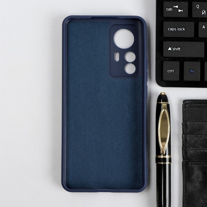 Чехол iBox Case, для телефона Xiaomi 12T, силиконовый, защита камеры, синий