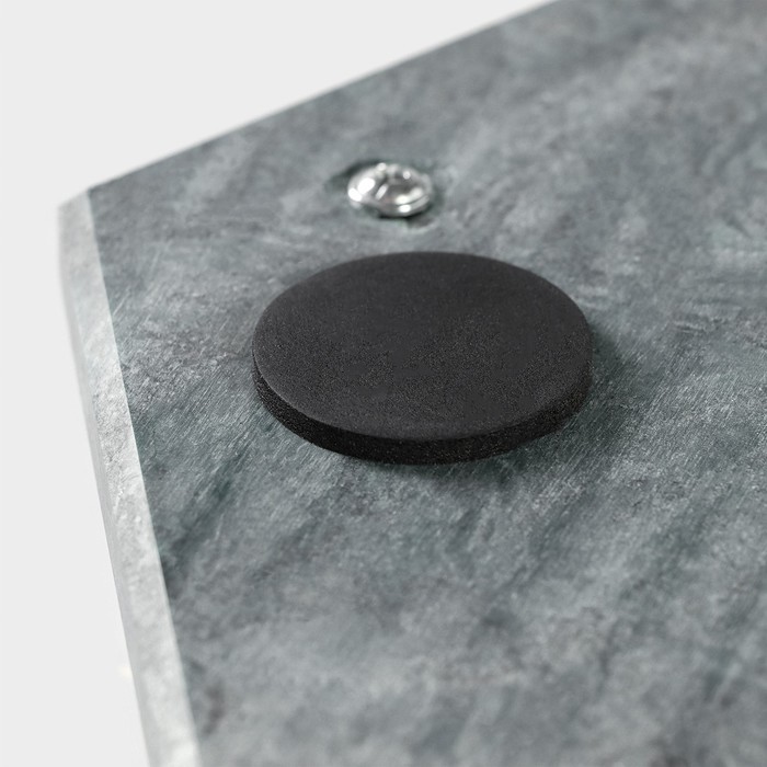 Поднос Magistro Marble, 25×29 см, мрамор, цвет изумрудный