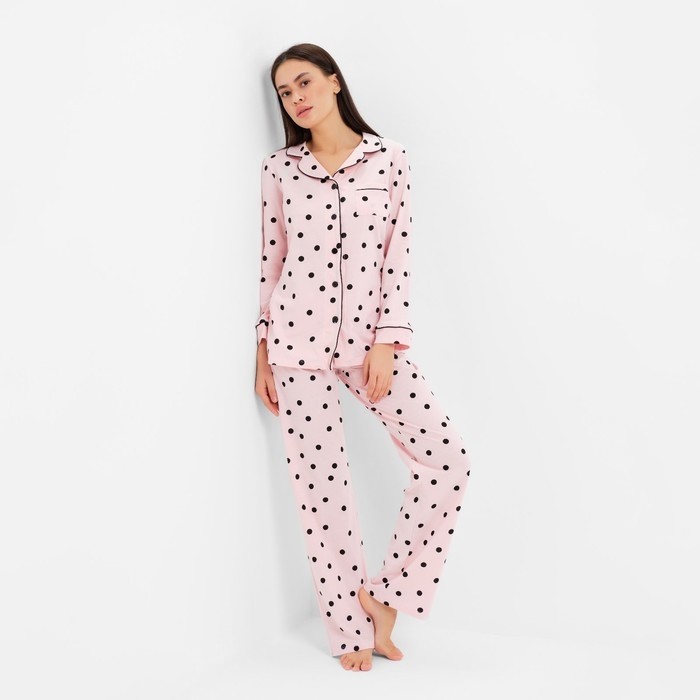 Пижама женская (рубашка и брюки) KAFTAN "Cute" р. 48-50