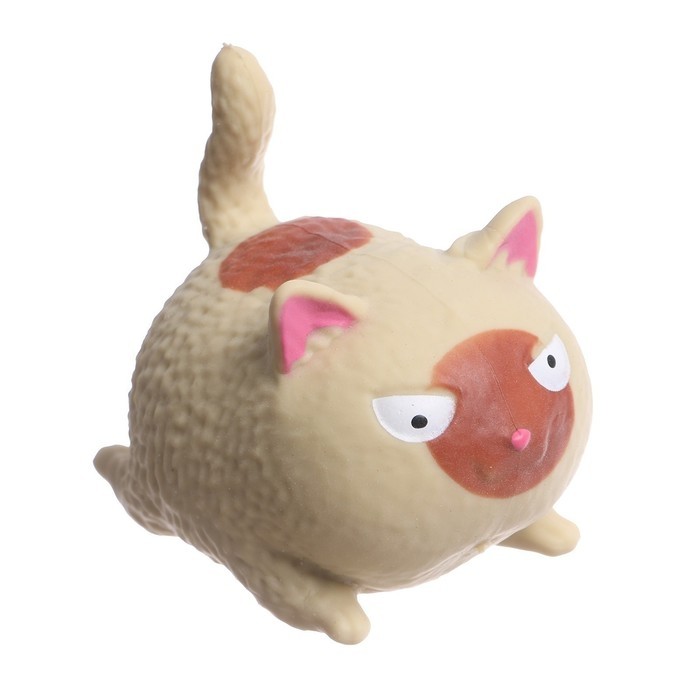Антистресс игрушка «Котик», мялка с пастой, МИКС (Цена за 12 шт.)