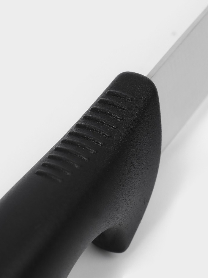 Нож кухонный для овощей Sharp, лезвие 8.5 см, нержавеющая сталь, чёрная ручка