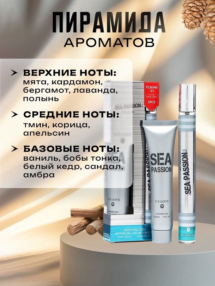Sea Passion: Туалетная вода, 35мл