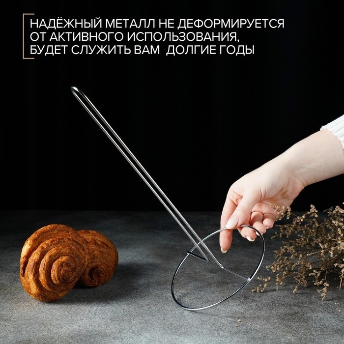 Держатель для бумажных полотенец настольный Доляна, 13,5×13,5×28 см, хромированный