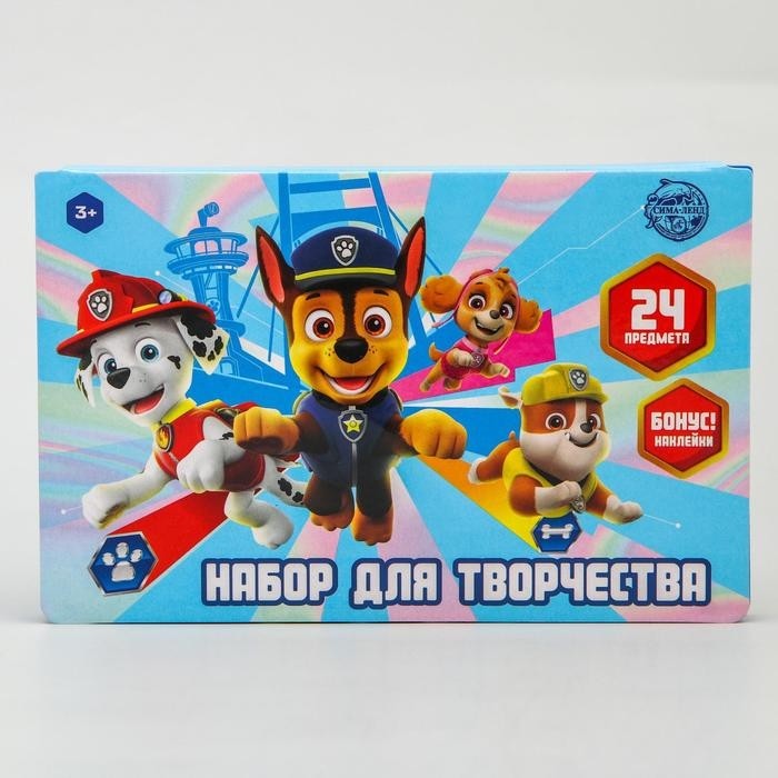 Набор для рисования «Щенячий патруль», 24 предмета