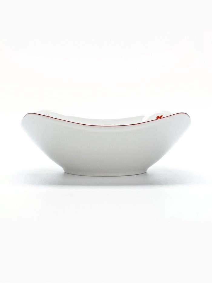 Тарелка керамическая глубокая «Любовь в деталях», 17.5×17.5×5.5 см, Dolce Ceramo