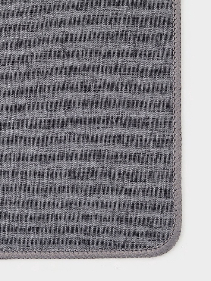 Коврик для сушки посуды Доляна Grey, 45×30 см, серый
