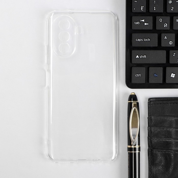 Чехол iBox Crystal, для телефона Huawei Nova Y70, силиконовый, прозрачный