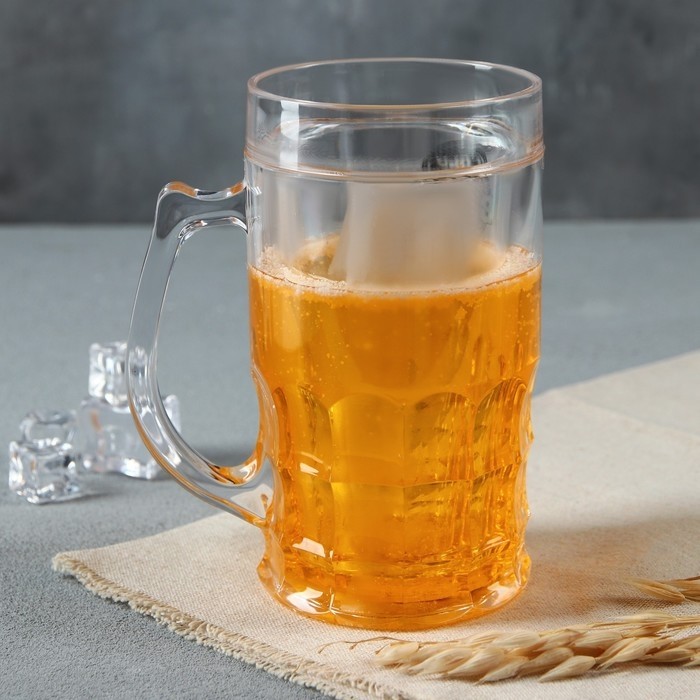 Кружка пивная охлаждающая Cold BEER, 420 мл, пластик
