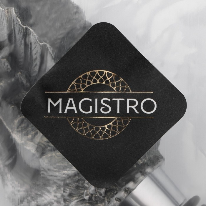 Пробка для бутылки Magistro «Лебедь», 14 см, серебристая