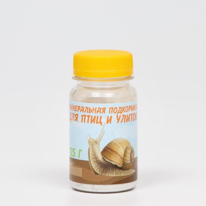 Минеральная подкормка "Пижон" для птиц и улиток, банка, 125 г (Цена за 3 шт.)