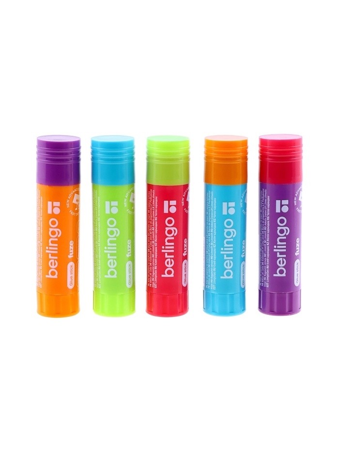 Клей-карандаш ПВП 10 г Berlingo Fuze (Цена за 3 шт.)