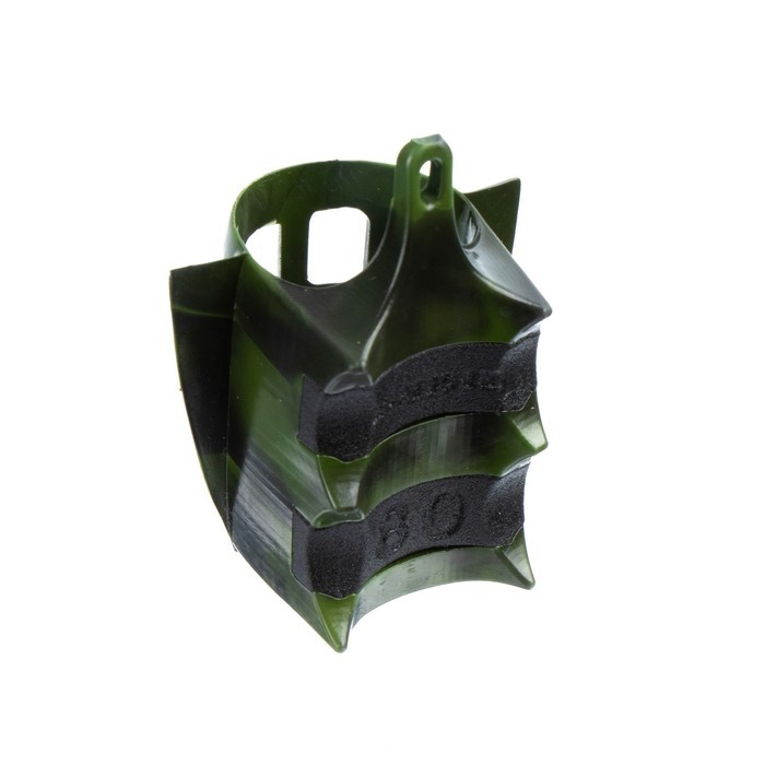 Груз-кормушка пластиковая X-FEEDER PL CAMO RIVER MIX M, цвет камо, 80 г, 40 мл