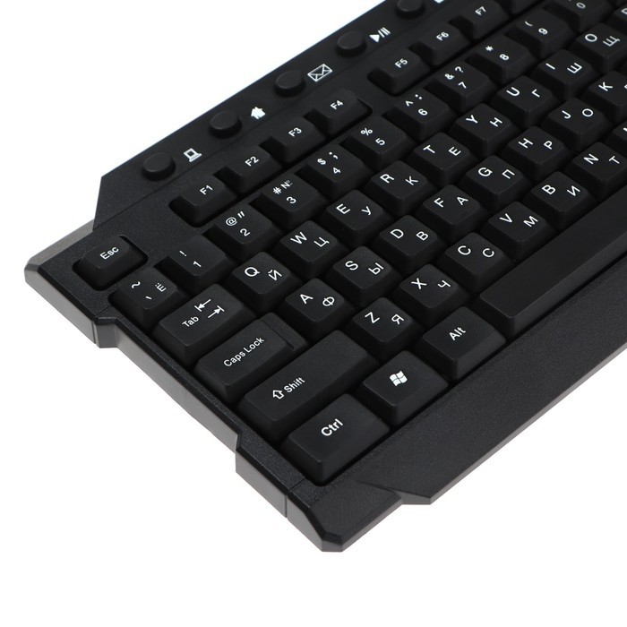 Клавиатура Defender Element HB-195 RU, беспроводная, мембранная, 114 клавиш, USB, черная