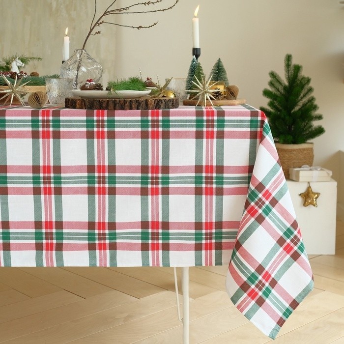 Скатерть «Этель» Нoliday decoration, 149×250 см, 100% хлопок, репс 210 г/м²