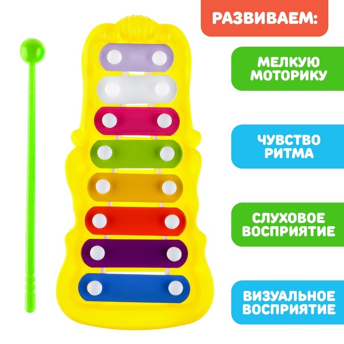 Металлофон фигурный «Смешарики», МИКС