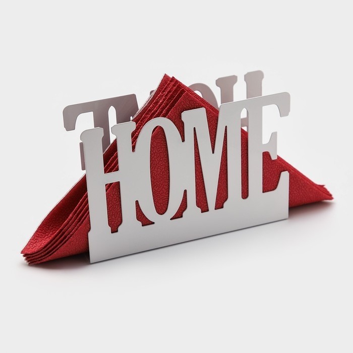 Салфетница Доляна Home, 15×4×10 см, белая