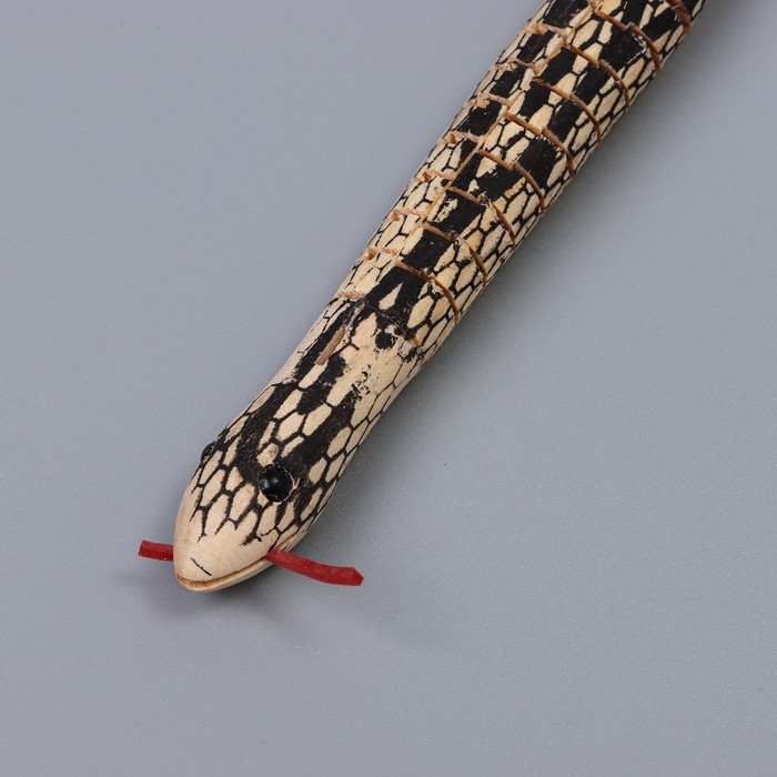 Деревянная игрушка «Змея», 100×2×2 см, МИКС