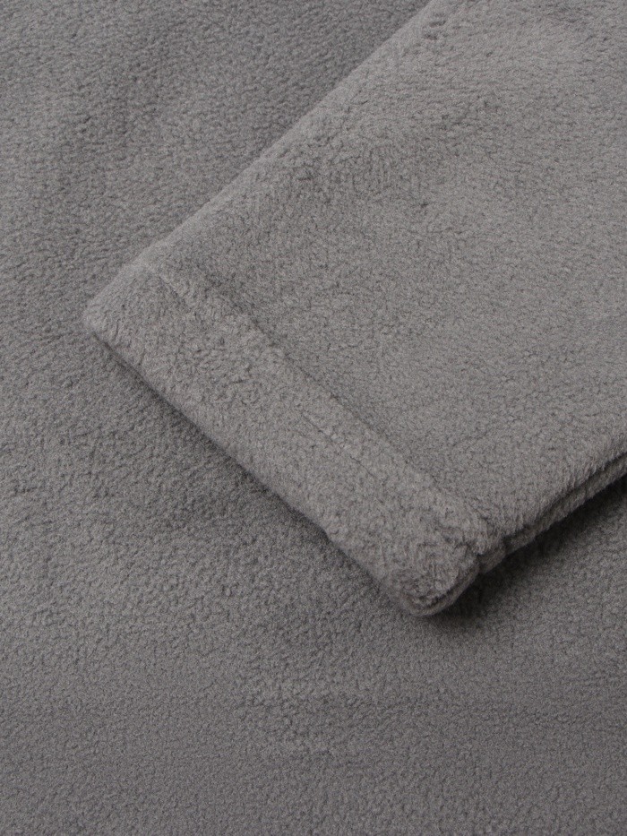 Свитшот флисовый детский MINAKU: Fleece Soft, графит, рост 140 см