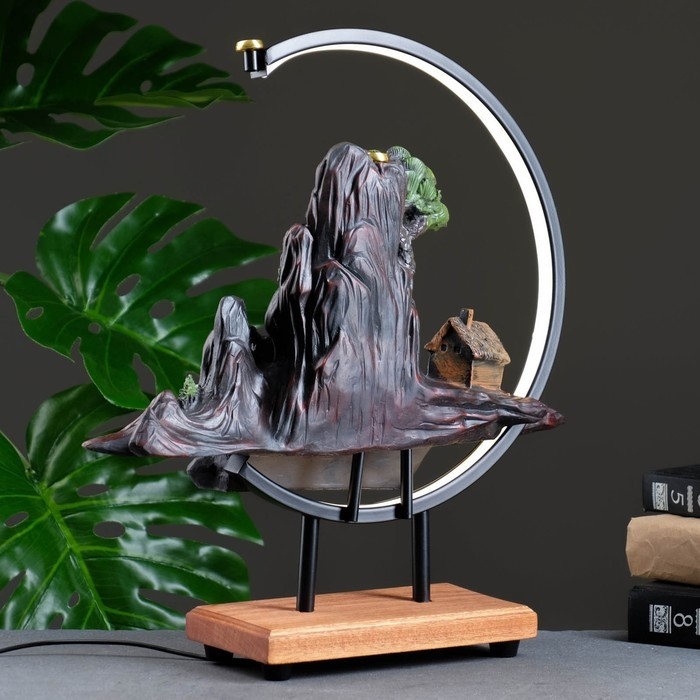Подставка для благовоний "Горы" 43×39 см, с подсветкой USB