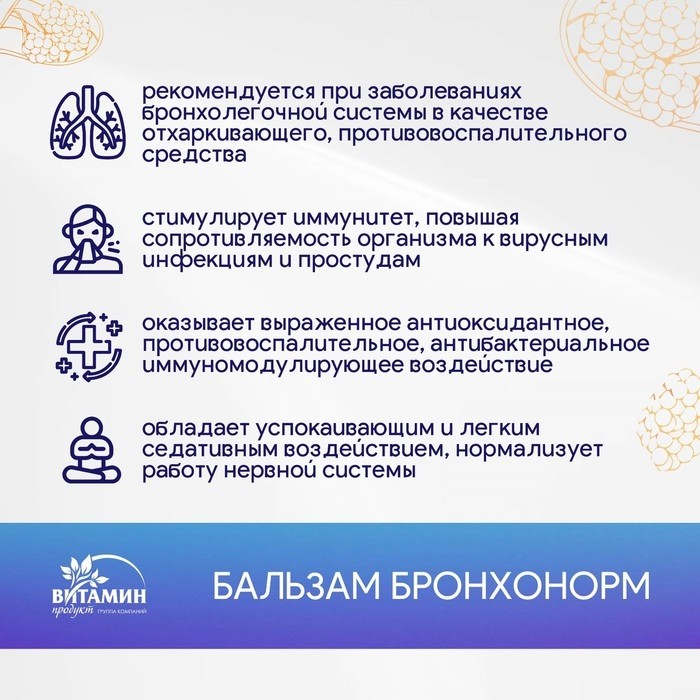 Бальзам Бронхонорм, 250 мл