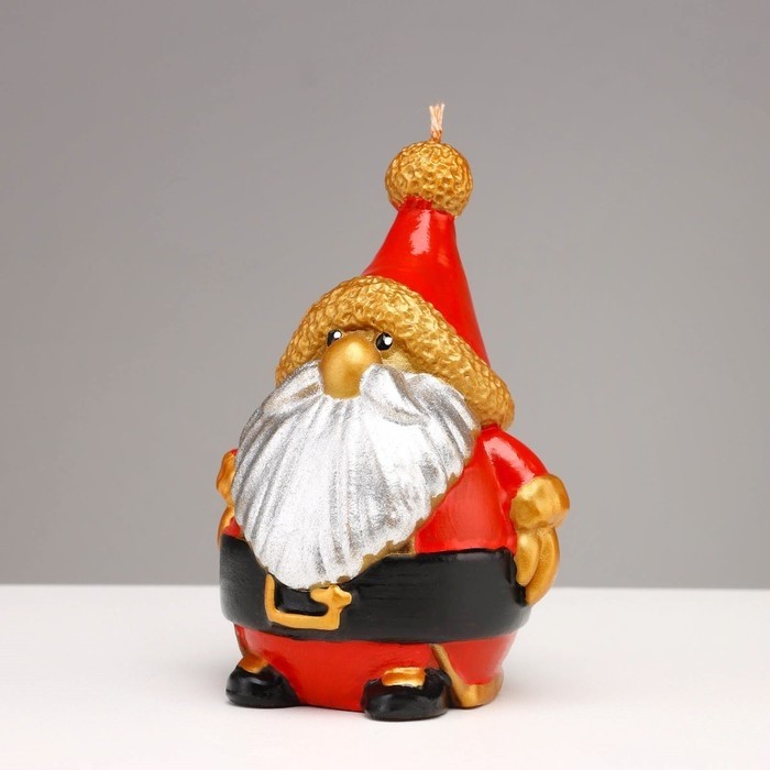 Свеча декоративная «Санта», 12×8.6×7.4 см