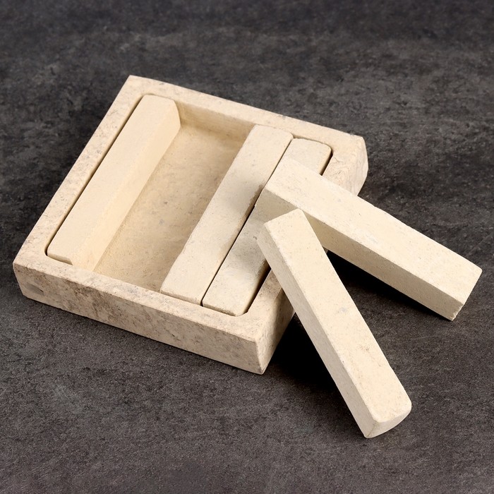 Пекарский испаритель с брусками, вулканический, 13×13см
