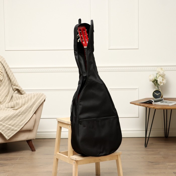 Чехол для классической гитары 4/4 Music Life, 102×38×12.5 см, утеплённый (зимний), чёрный
