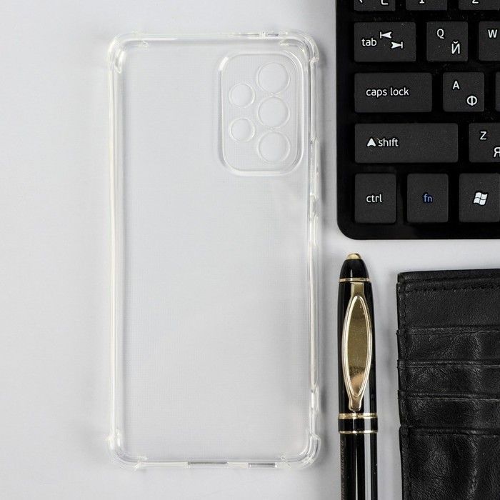 Чехол iBox Crystal, для телефона Samsung Galaxy A53, силиконовый, противоударный, прозрачный