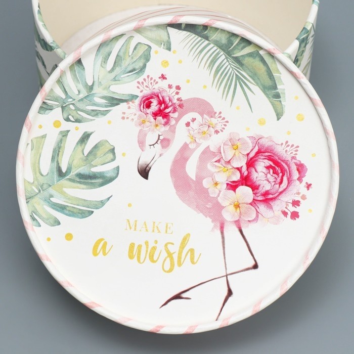 Коробка подарочная, упаковка, Make a wish, 12 х 8 см
