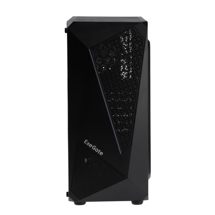 Корпус ExeGate Miditower EVO-8225, без БП, ATX, 2хUSB 2.0, 1хUSB 3.0, подсветка, чёрный