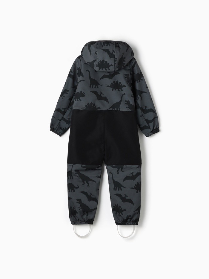 Демисезонный комбинезон на флисе детский KAFTAN Дино