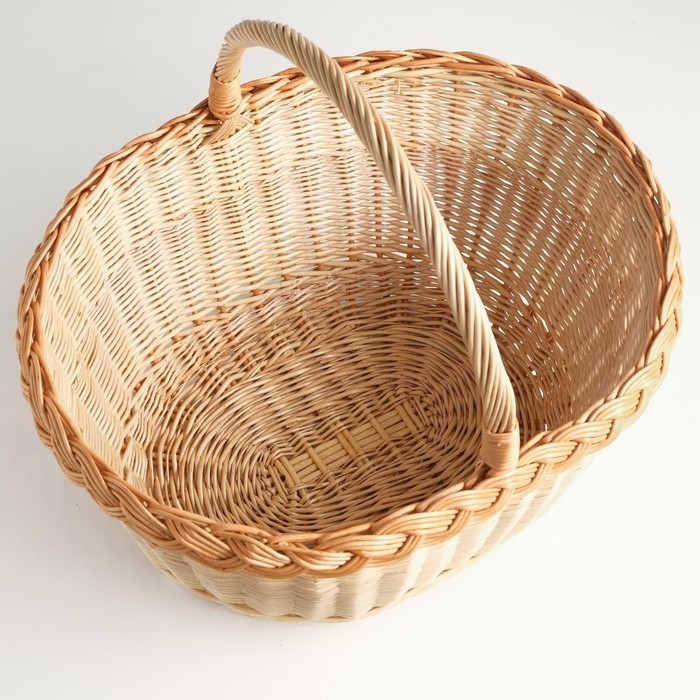 Корзина плетёная «Щедрая осень», 20 л, дно 32×24 см, верх 44×35 см, Н24/40 см