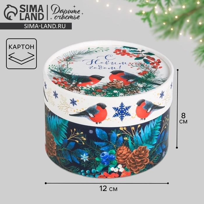 Коробка подарочная «Зима», 12 х 8 см