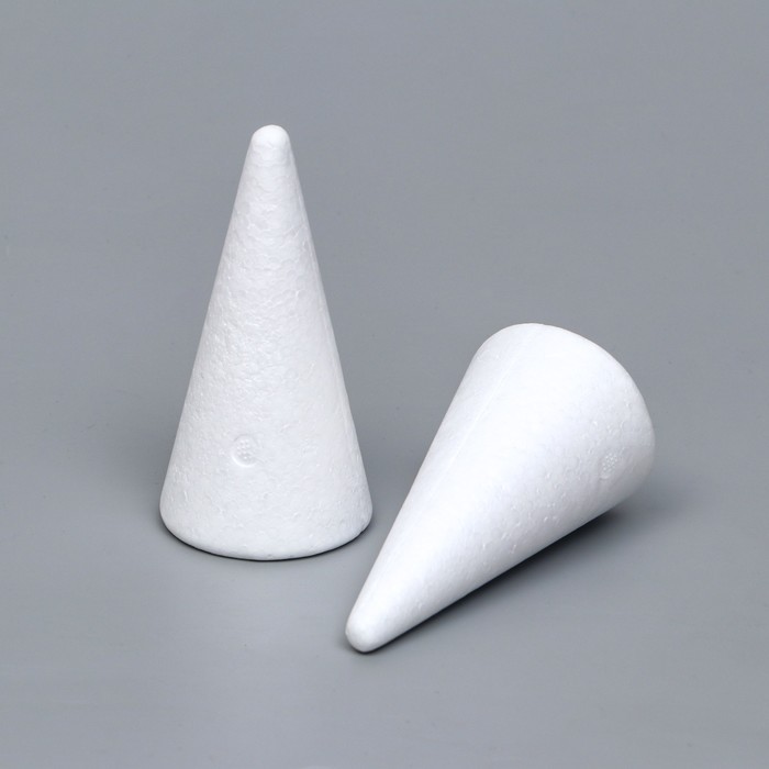 Набор конусов из пенопласта, 11×5.5 см, 2 шт.