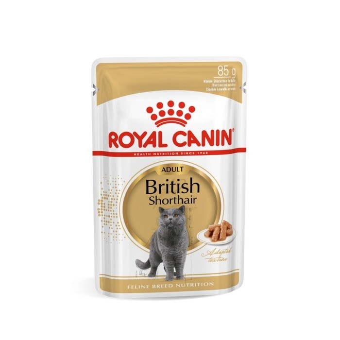 Влажный корм RC для британских кошек, соус, пауч, 85 г (Цена за 28 шт.)