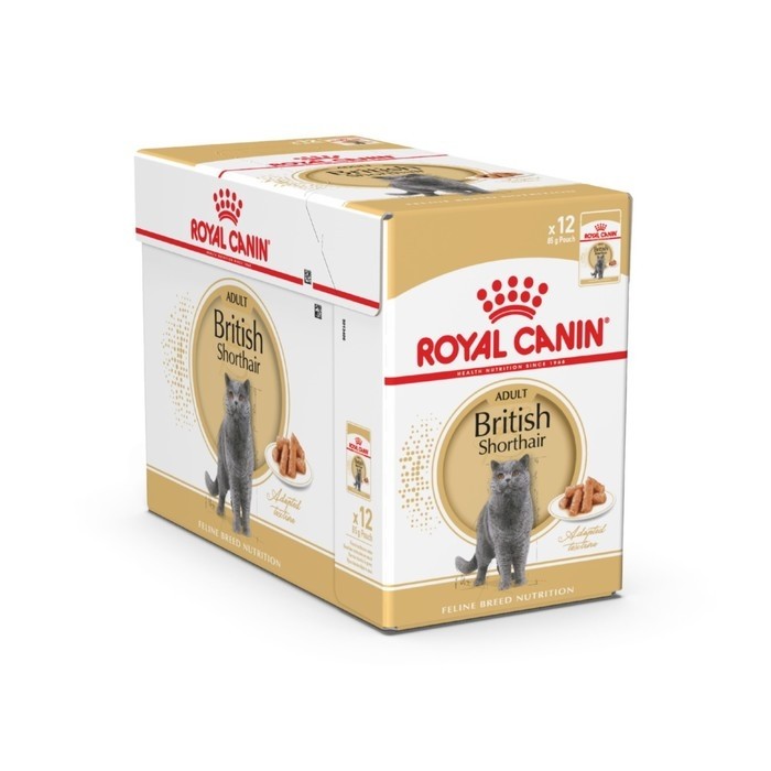 Влажный корм RC для британских кошек, соус, пауч, 85 г (Цена за 28 шт.)