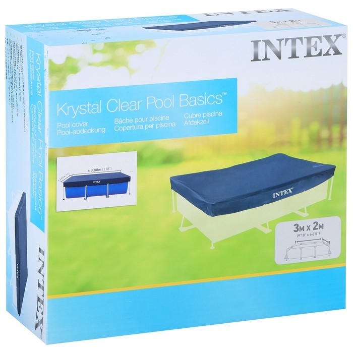 Тент на прямоугольный каркасный бассейн 460 х 226 см, 28039 INTEX