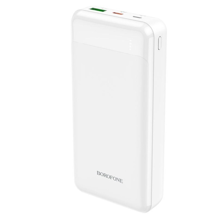 Внешний аккумулятор Borofone BJ19A, Li-Pol, 20000 мАч, PD20W+QC3.0, USB/Type-C 3 А, белый